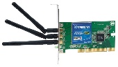  Trendnet TEW-623PI      PCI- N-Draft, 300/c