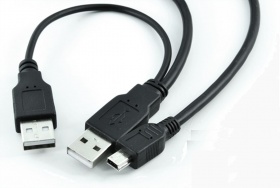  USB 2 x Am-Bm mini5pin 25,      HDD